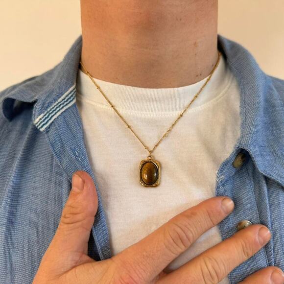 Y2k simple gold dark brown - Picture 4 of 8